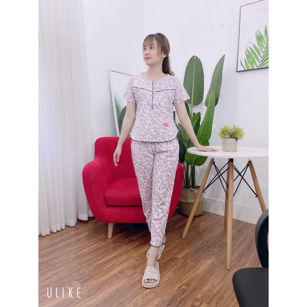 Đồ bộ mặc nhà chất thô mềm thoáng mát | BigBuy360 - bigbuy360.vn