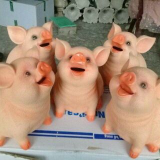 Heo đất tiết kiệm tiền cute 3D