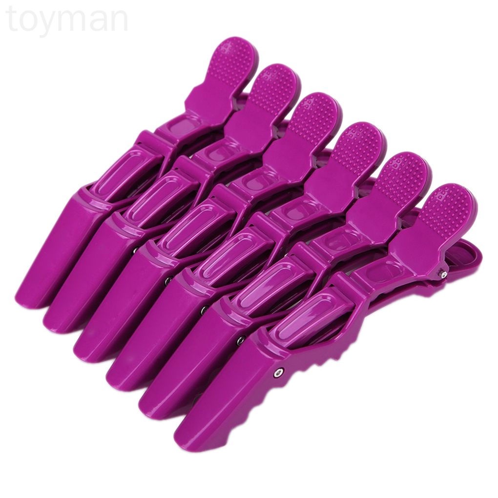 (Hàng Mới Về) Set 6 Kẹp Cá Sấu Tạo Kiểu Tóc Chuyên Nghiệp