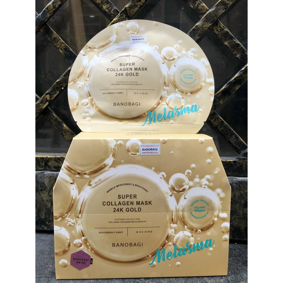 Mặt Nạ Giấy Banobagi Mask Ngừa Lão Hóa, Tái Tạo Da Super Collagen Mask 30G