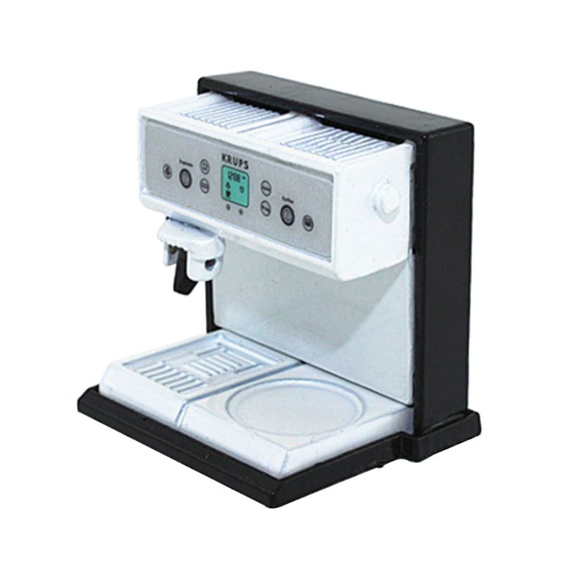 Mô Hình Máy Pha Cà Phê Expresso Bằng Kim Loại Thu Nhỏ 1 / 12 Trang Trí Nhà Bú