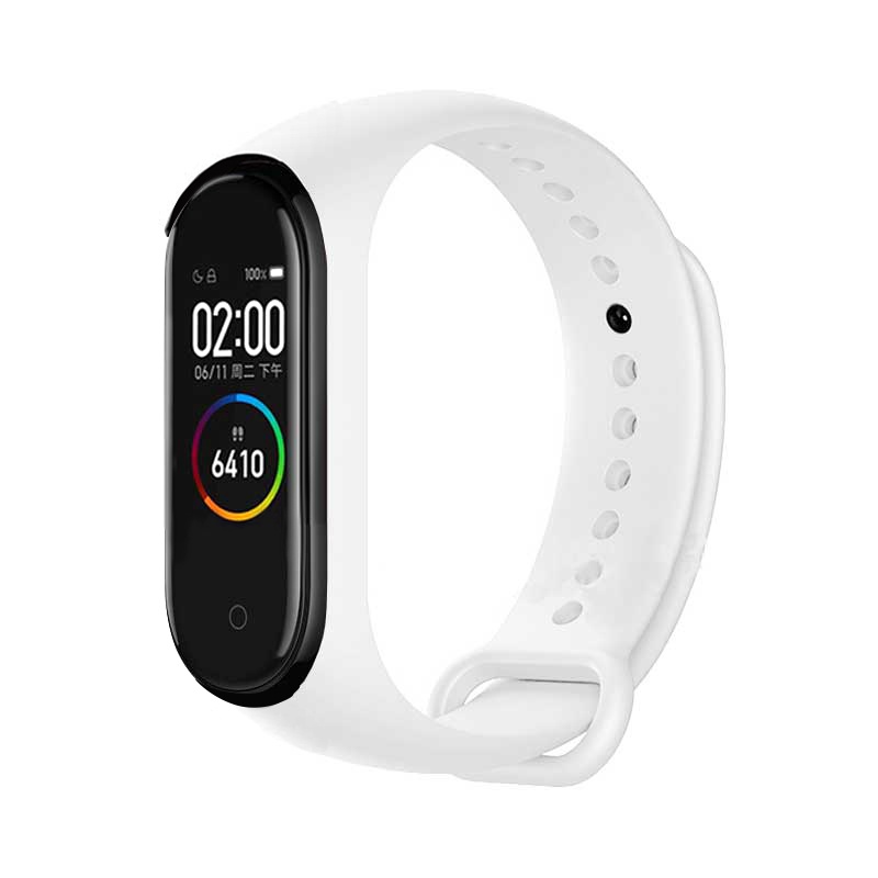 Dây Đeo Thay Thế Bằng Silicone Mềm Cho Xiaomi Mi band 7 6 5 4 3 Mi band 5 4 3