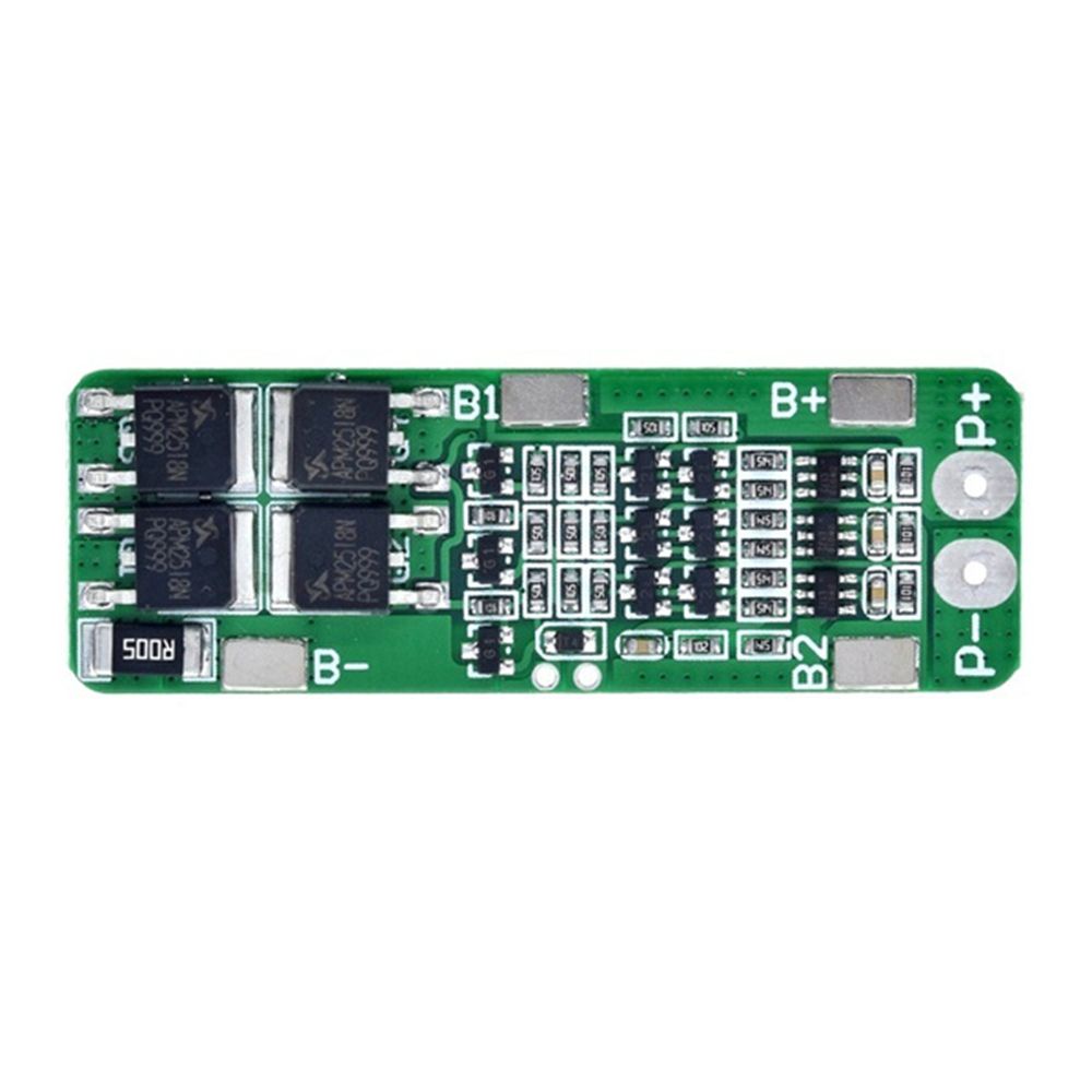 Bảng mạch sạc PCB 18650 Li-ion 12V 12.6V BMS 3S 20A bảo vệ bảng mạch 59x20x3.4mm