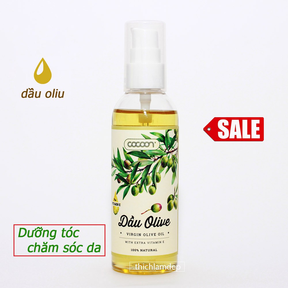 Dầu Olive Cocoon 100ml Dưỡng tóc, chăm sóc da