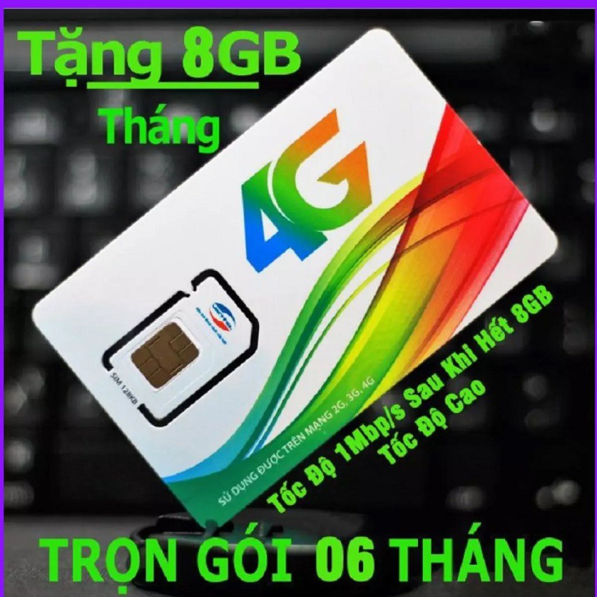 Sim 4G Viettel trọn gói 1 năm không nạp tiền, không phát sinh cước gia hạn, chuyên dùng phát wifi, định vị