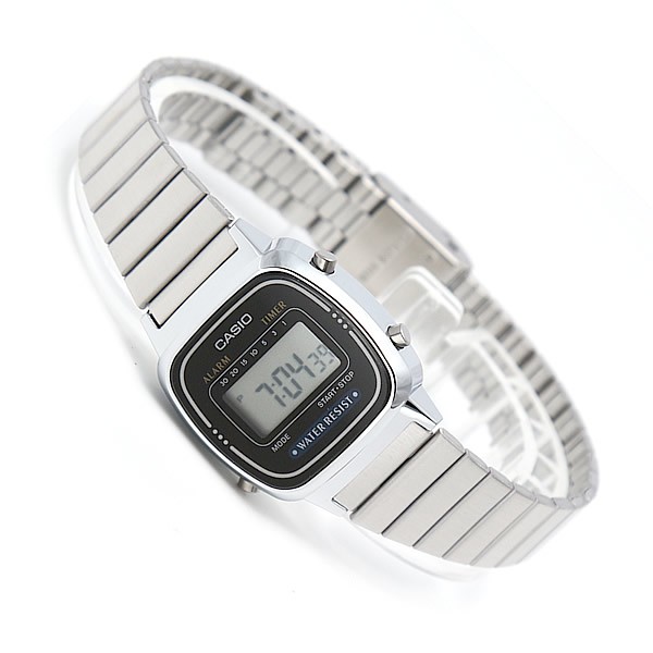 Đồng hồ nữ dây kim loại Casio chính hãng Anh Khuê LA670WA-1DF (24mm)