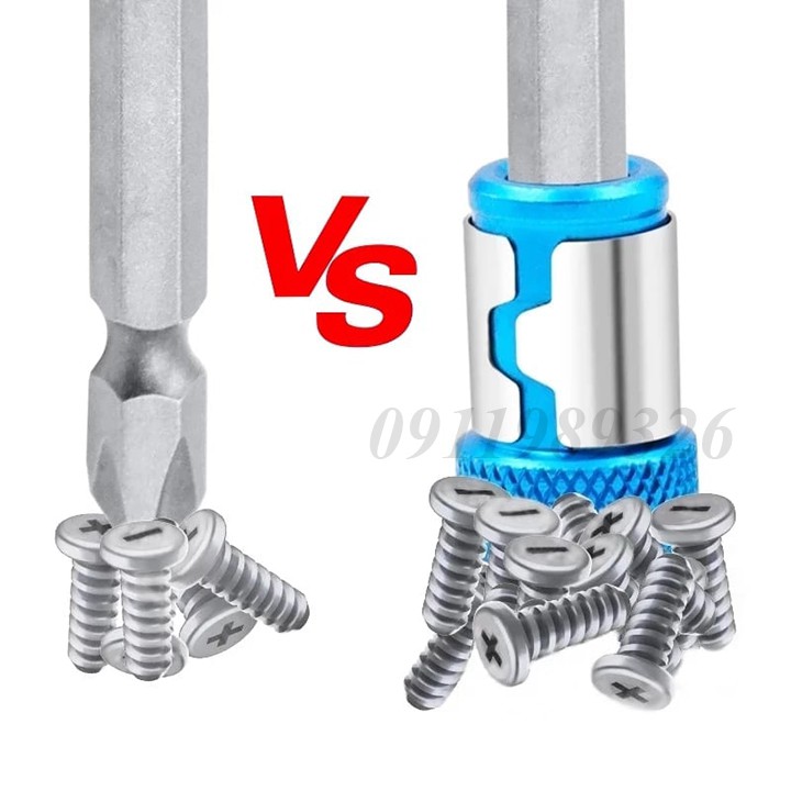 2 đầu nam châm gắn mũi bắt vít siêu hít