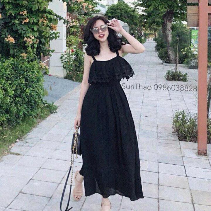 Maxi 2 dây dài đi biển | BigBuy360 - bigbuy360.vn