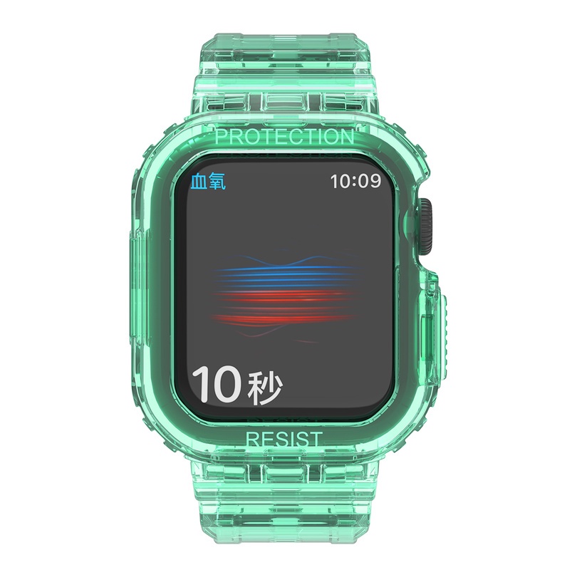 Dây đeo đồng hồ silicone nhiều màu cho đồng hồ thông minh Iwatch 7 6 SE 5 4 3 2 1 38 40 42 44mm
