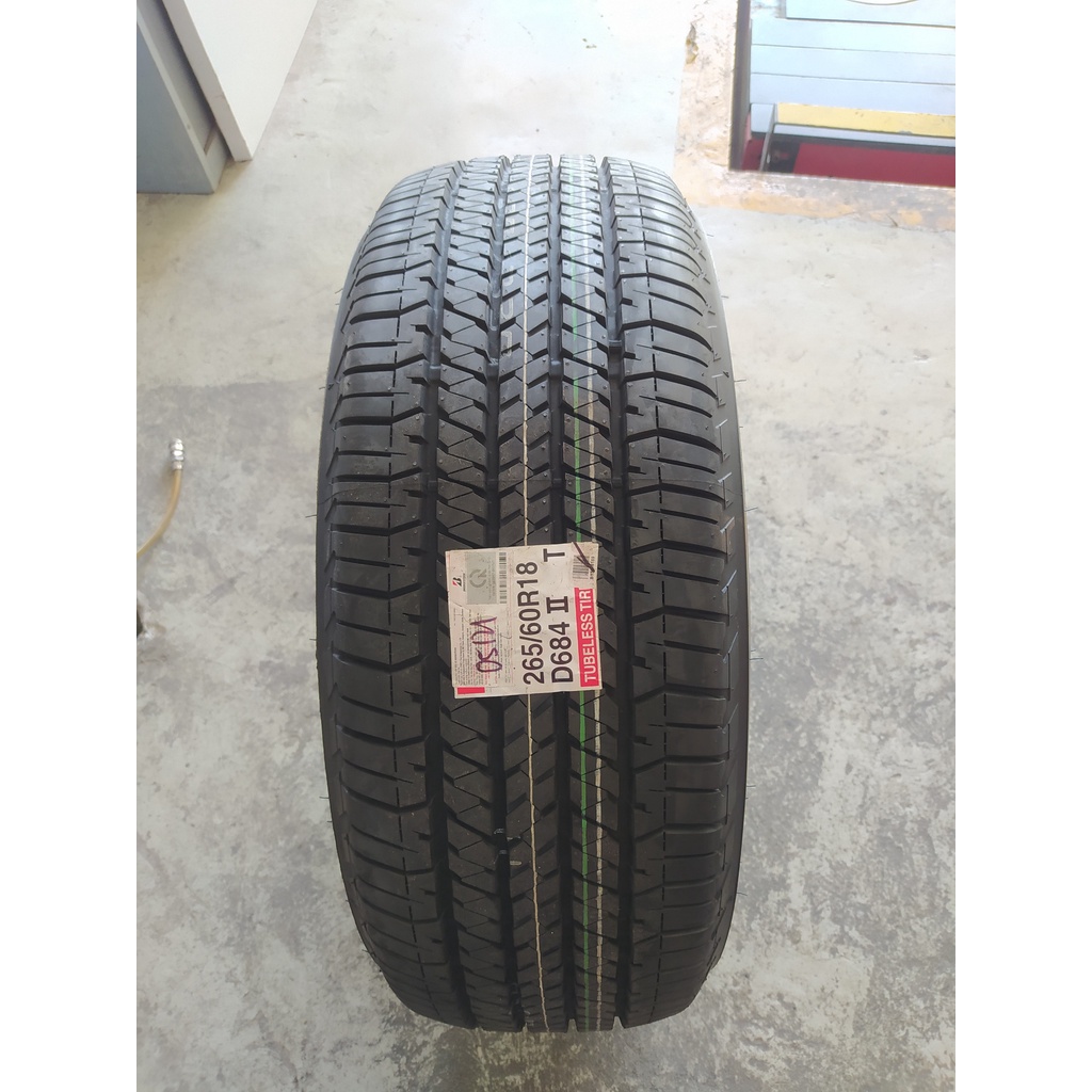 Lốp Bridgestone 265/60R18 D684 Thái Lan