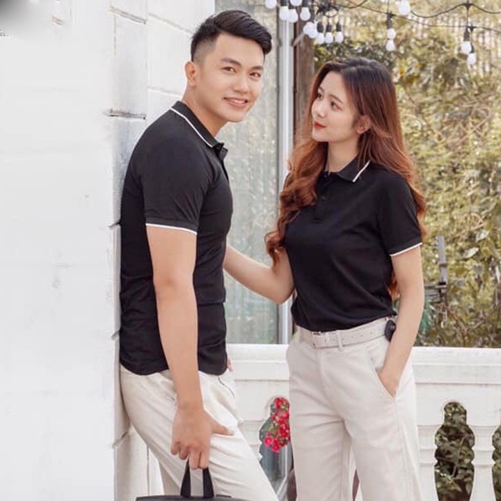 Áo đôi nam nữ có cổ (polo) (Size S-3XL) | BigBuy360 - bigbuy360.vn