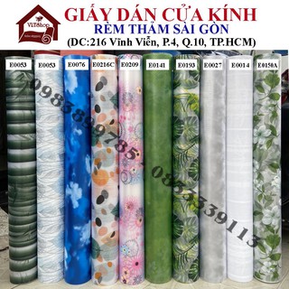 [90cmx50cm] Giấy dán cửa kính - Decal dán cửa kính trang trí