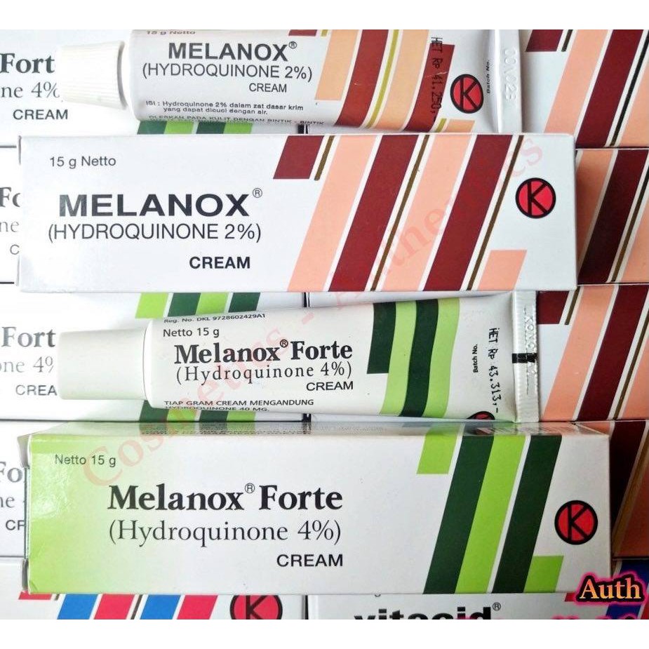 Melanox Hydroquinone 2%, 4% (15g)- Kem hỗ trợ giảm thâm nám, tàn nhang