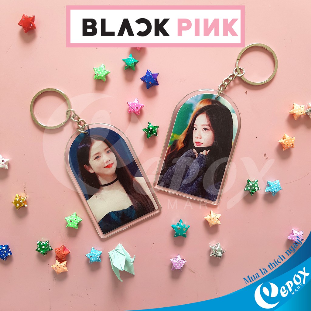 Móc khóa Blackpink Lisa, Rose, Jisoo, Jennie đổ keo 8cm xinh lung linh [KHÔNG ĐÂU CÓ]