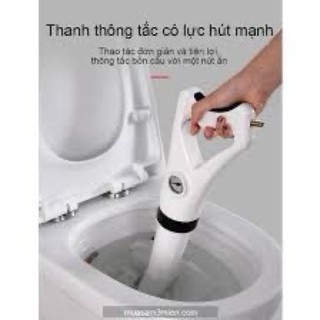 Free Ship Súng thần thông tắc bồn cầu hầm cầu siêu mạnh