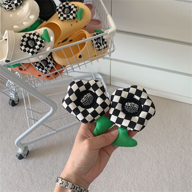 Oeggeo Nút Bấm Lỗ Giày Trang Trí Cần Thiết Cho Cửa Hàng Thiết Kế Hình Hoa Cúc Nhỏ Tháo Rời Được