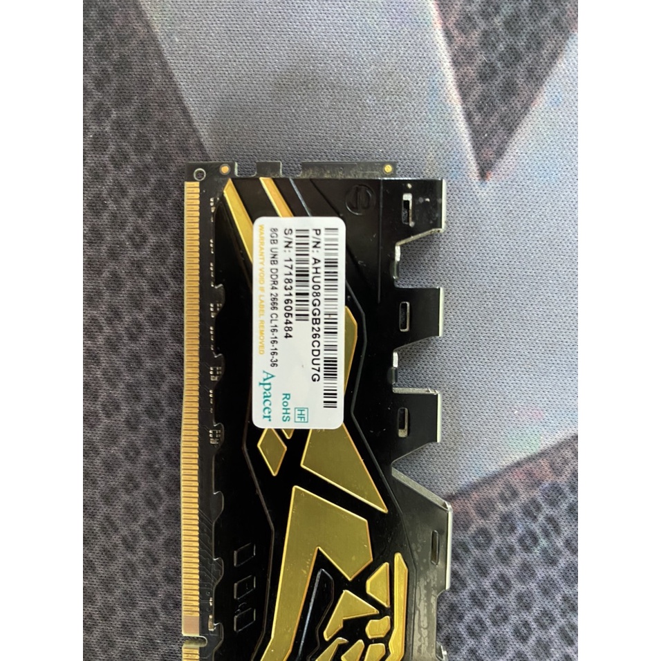 ram ddr4 apacer panther 8g 2666 cũ