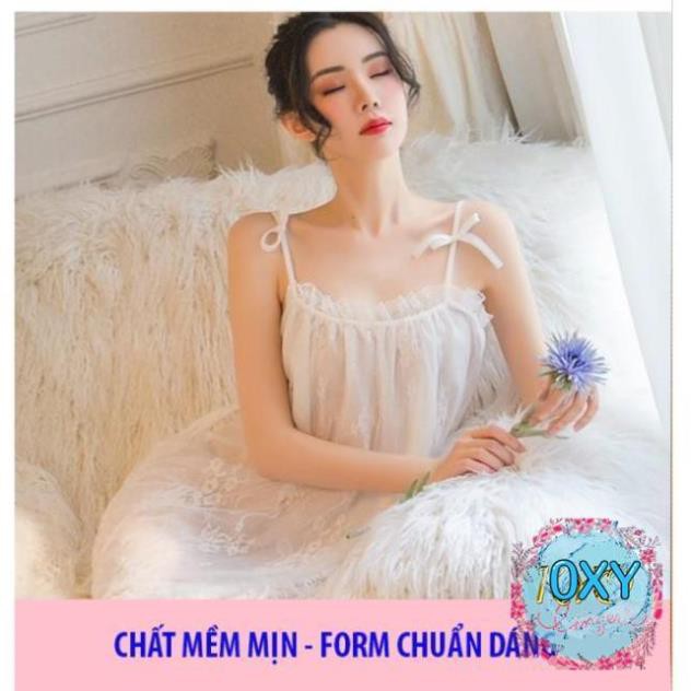 [ SIÊU PHẨM - LOẠI I] ♥Ảnh Thật♥4 màu Váy Ngủ Xuyên Thấu B1023 Đầm Công Chúa Voan Ren Cao Cấp Quảng Châu | BigBuy360 - bigbuy360.vn