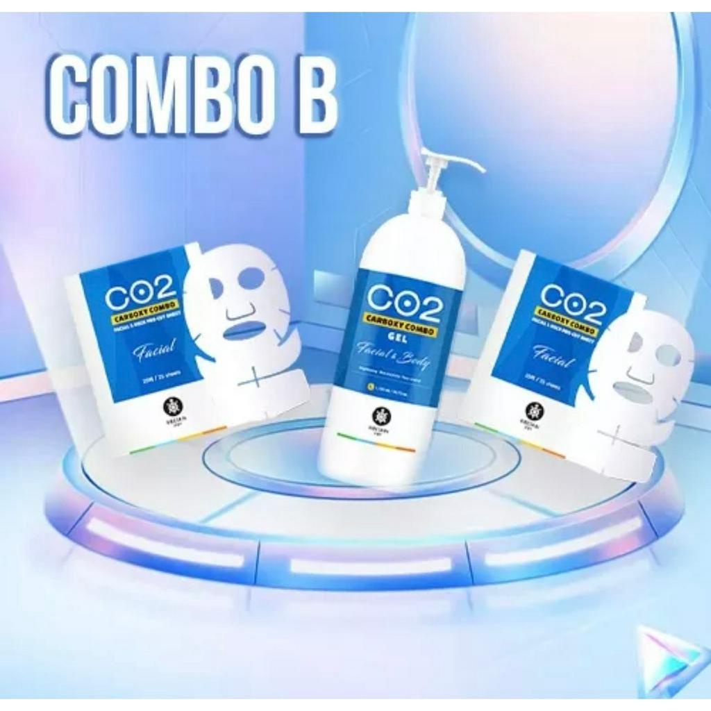Bộ thải độc da MẶT VÀ BODY CO2 Carboxy Ribeskin giúp da sạch sâu, căng bóng, ngăn ngừa mụn