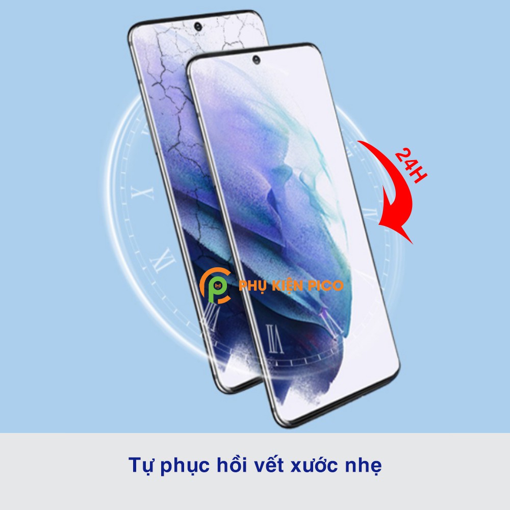 Dán màn hình Samsung Galaxy S21 5G full màn dẻo trong suốt PPF tự phục hồi vết xước chính hãng Maxshield