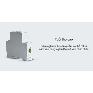 Ổ cắm gắn thanh ray tủ điện AC30S