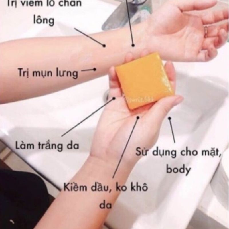 Xà Phòng Cam Nghệ Thái Lan