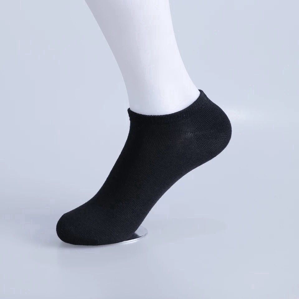 Tất cotton màu trơn thời trang đơn giản dành cho unisex
