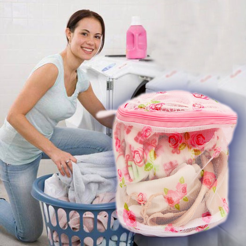 túi giặt áo lót hoa