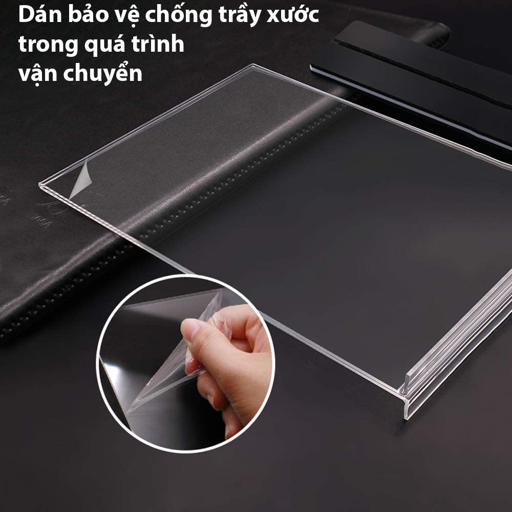 Kệ mica để bàn, menu mica A5 - KT 150x210mm