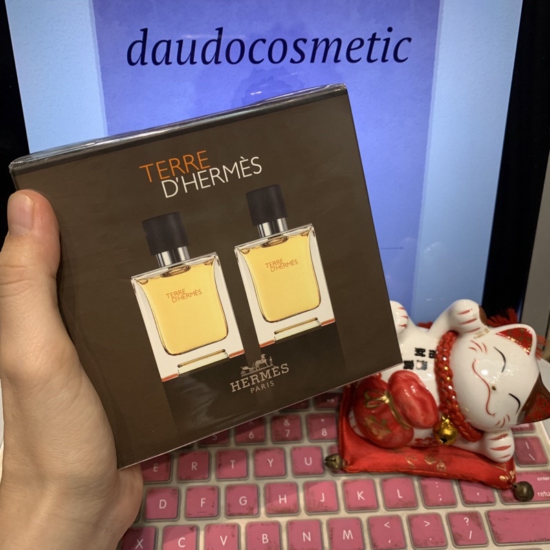 Set Nước hoa Herrmes Terre D'Hermes EDT 50ml x 2
