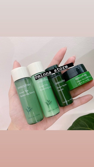 SET DƯỠNG DA TRÀ XANH INNISFREE GREEN TEA SPECIAL KIT