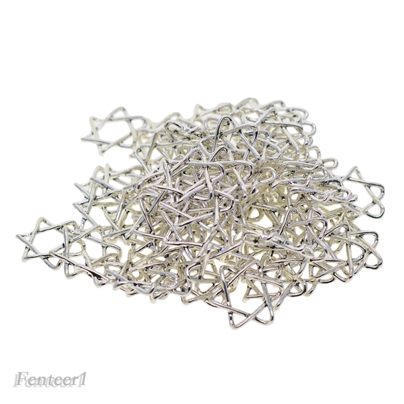 Bộ 100 Mặt Dây Chuyền Hình Ngôi Sao Phong Cách Vintage