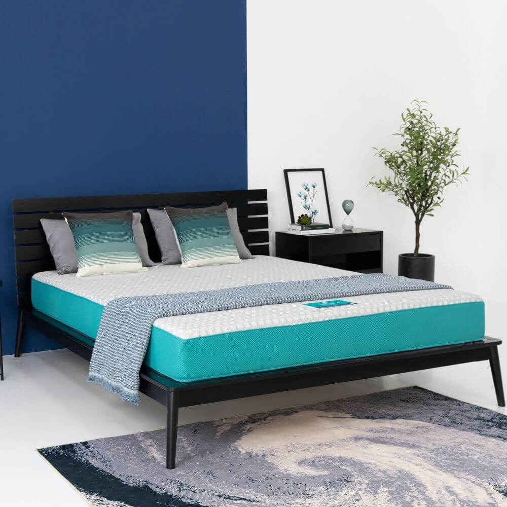 Nệm Foam Inoac Aeroflow Fit Plus mềm mại cấu trúc lượn sóng dễ ngủ sâu bảo vệ cột sống