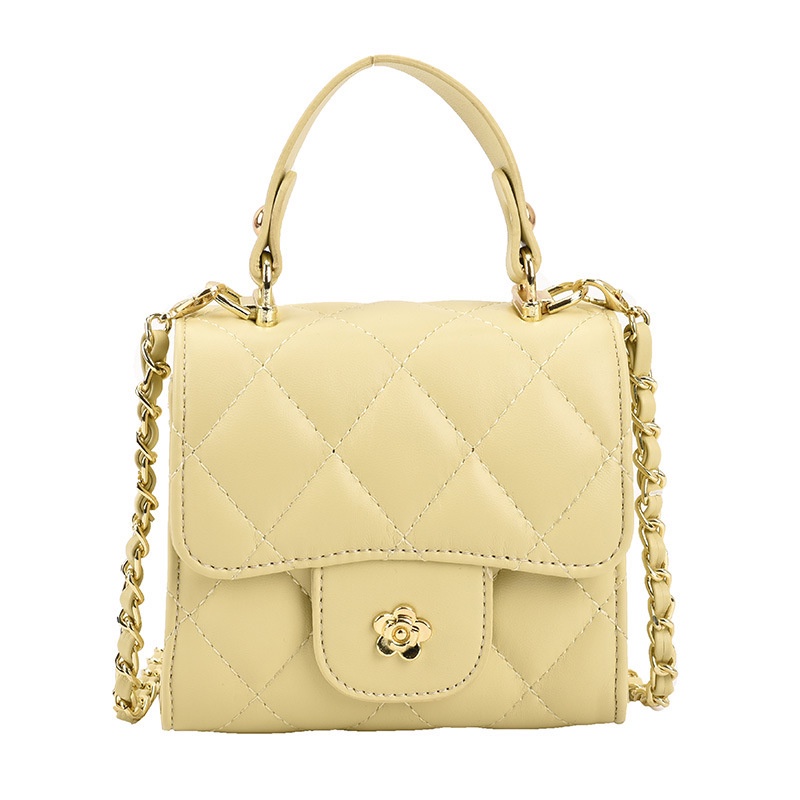 Túi Đeo Chéo Hình Vuông Nhỏ Phối Dây Xích Thời Trang Xuân Hè 2022 Mới Cho Nữ