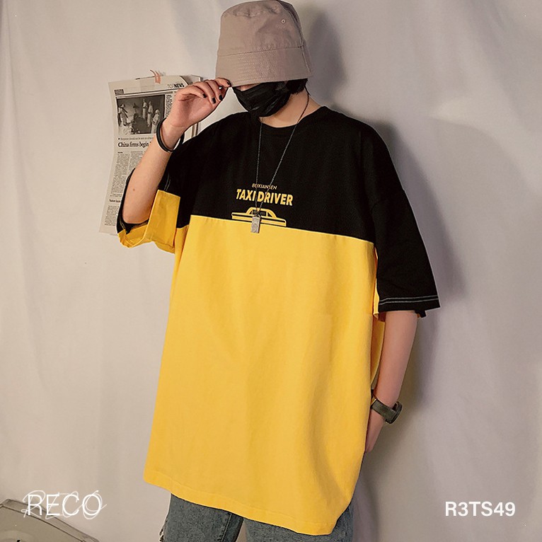 Áo thun, phông nam Hàn Quốc cao cấp dáng rộng tay lỡ T-Shirt Loose R3TS49 Unisex