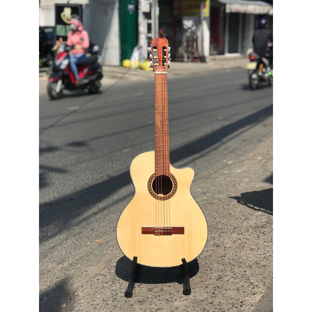 Đàn Guitar Classic Gỗ Hồng Đào Nguyên Tấm ST.C2 - Đàn Dáng Khuyết Và Dáng Đầy - bảo hành 48 tháng