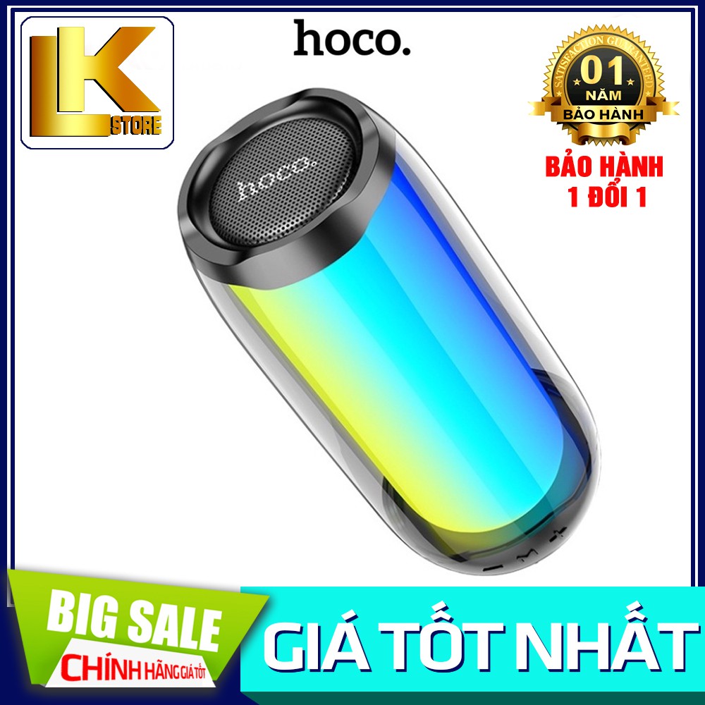 Loa Blutooth HOCO Siêu Chất , Âm Thanh  Tuyệt Đỉnh  , Đèn LED Theo Nhạc - BAỎ HÀNH CHÍNH HÃNG