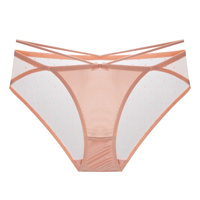 Quần Lót cotton Lưng Thấp Đính Ngọc Trai Sang Trọng Quyến Rũ Phong Cách Âu Mỹ Thời Trang Cho Nữ
