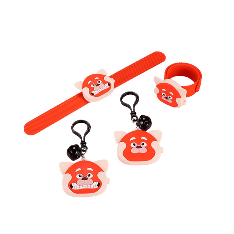 Vòng tay/ Móc khóa hình gấu hoạt hình Turning Red dễ thương làm quà tặng