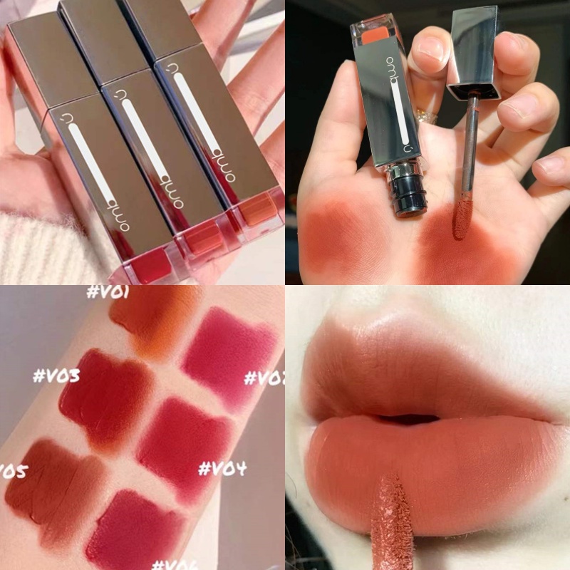 Set 6 Son Môi Lâu Trôi Chống Thấm Nước Màu Sắc Hợp Thời Trang