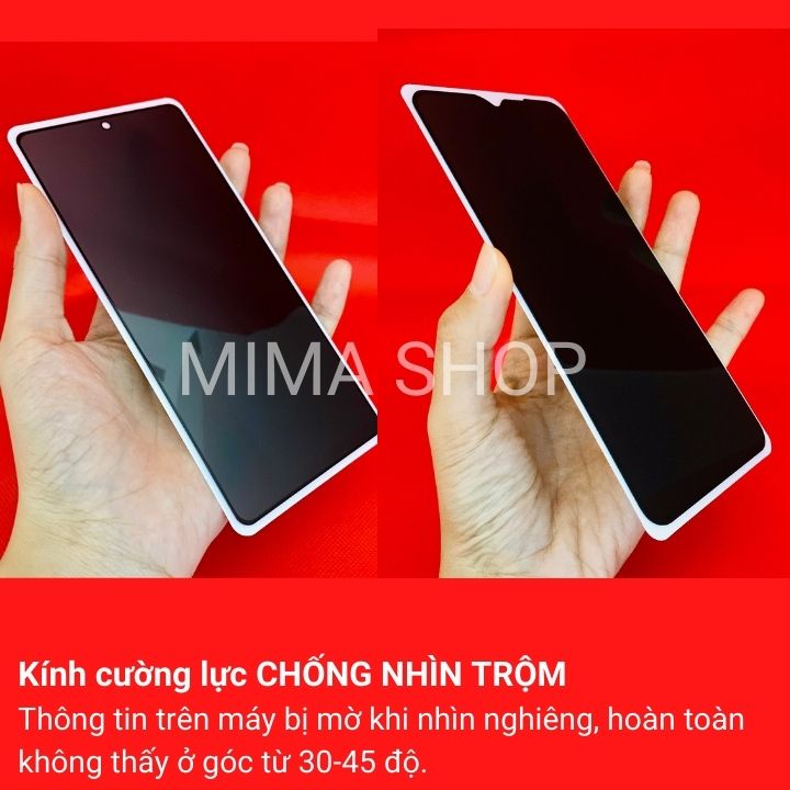 Kính cường lực Chống nhìn trộm Xiaomi Poco C40/X3/X3 GT/X3 PRO/X3 NFC/F3/F3 PRO/M3/M3 PRO/M4 PRO/X4 GT/X4 PRO-Full màn