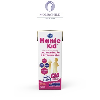 Thùng sữa bột pha sẵn Nutricare Hanie Kid 180ml - cho trẻ biếng ăn và suy dinh dưỡng