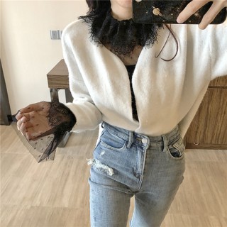 (SẴN) ÁO REN CỔ TRÒN TAY BÈO