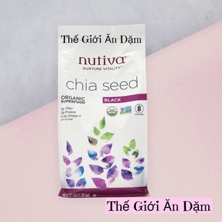 Hạt Chia Hữu Cơ NUTIVA 1,36kg ( Thế giới ăn dặm)