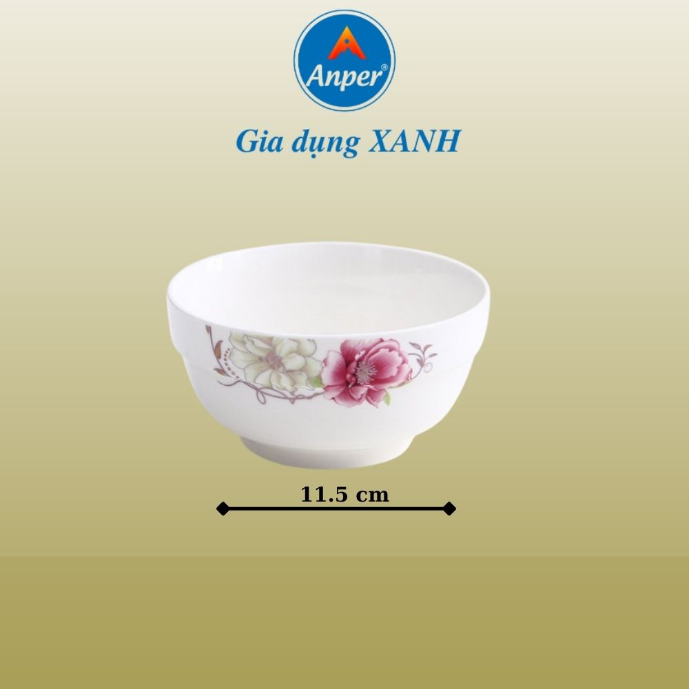 Chén ăn cơm ANPER bát ăn cơm đĩa sứ tô sứ cầu vồng hàng chính hãng