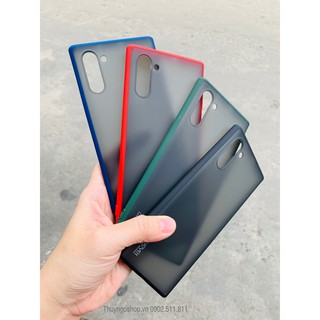 Samsung Note10 Plus / S20 / S20 Plus ? s20 Ul Ốp lưng nhám chống vân tay viền màu X-Level