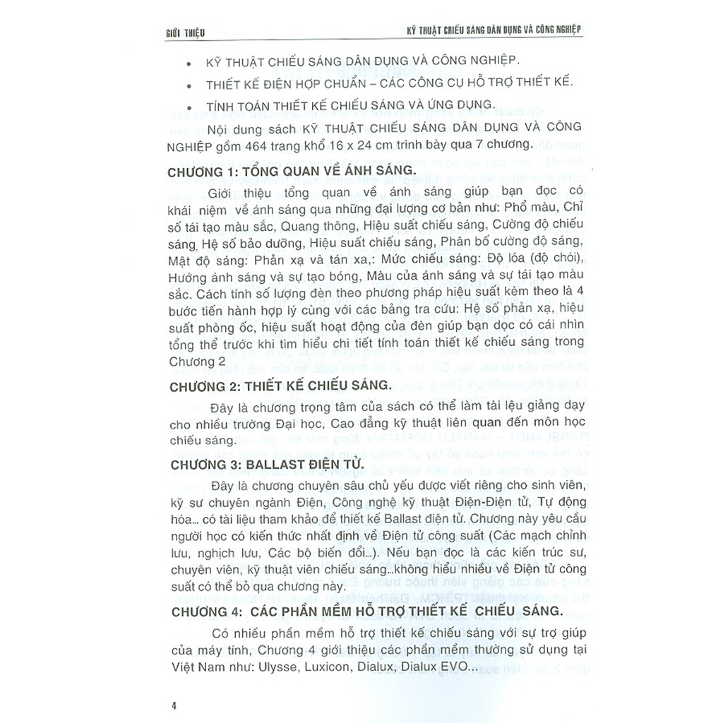 Sách - Kỹ Thuật Chiếu Sáng Dân Dụng Và Công Nghiệp