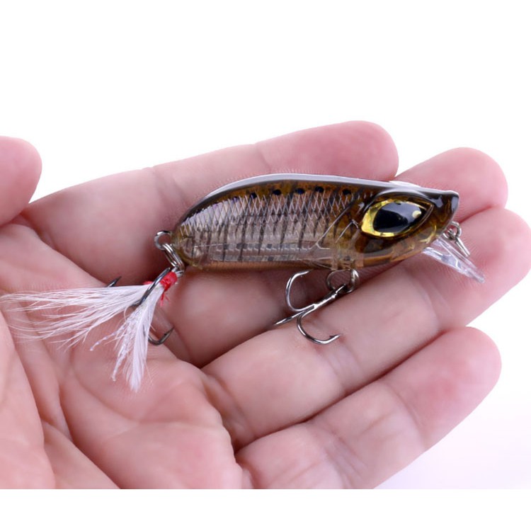 Mồi câu lure 3D siêu đẹp - mồi câu cá lóc 8g/5.5cm