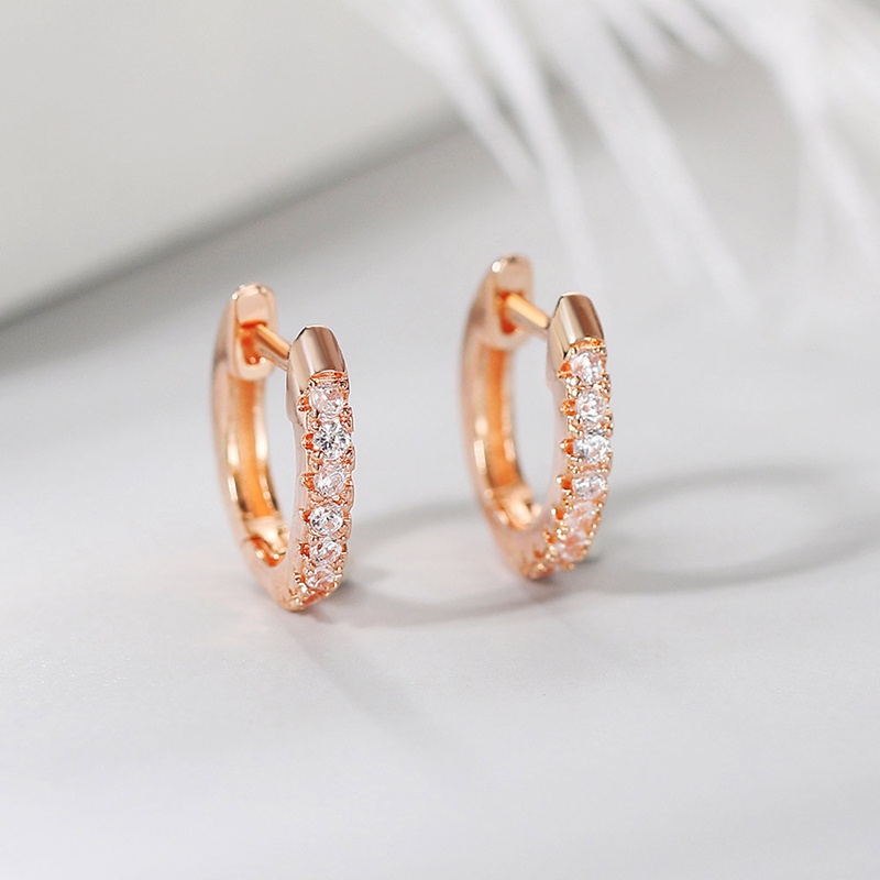 Bông Tai Đính Đá Zircon Thời Trang Cho Nữ