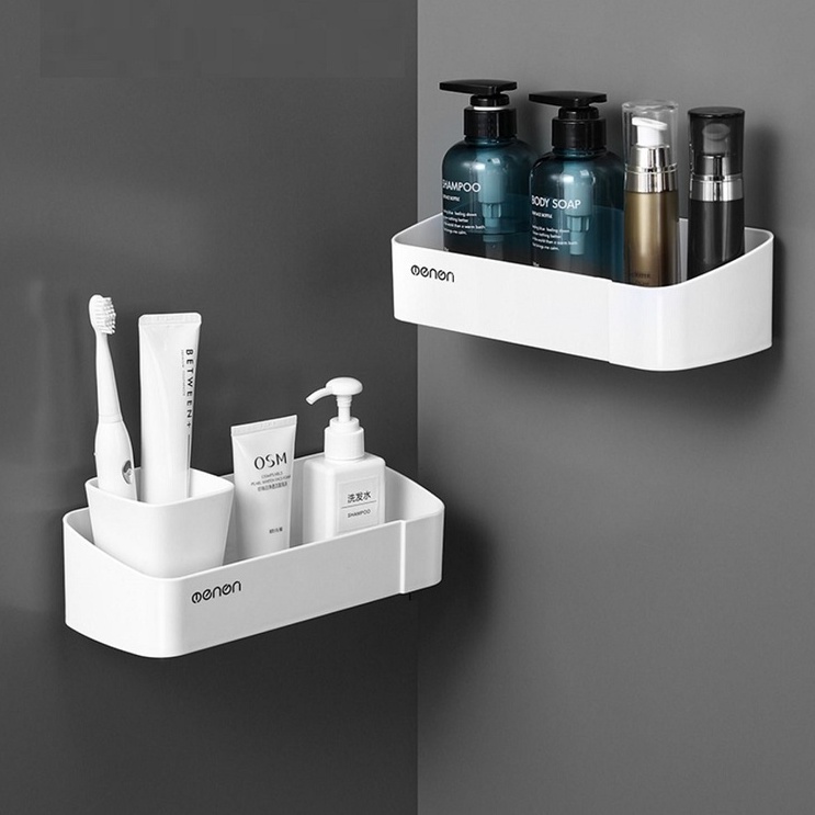 Kệ HCN OENON Gắn Tường Không Cần Khoan Đục, Kệ Để Đồ Nhà Tắm - Nhà Bếp Kèm Miếng Dán